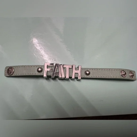 BCBG Leather Bracelet - Faith - Picture 2 of 3